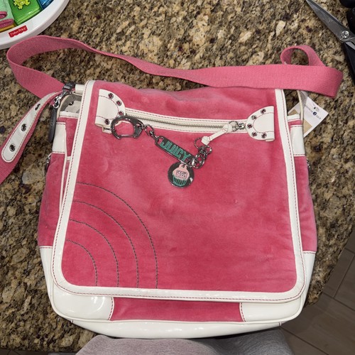 Borsa messenger rosa - , vintage